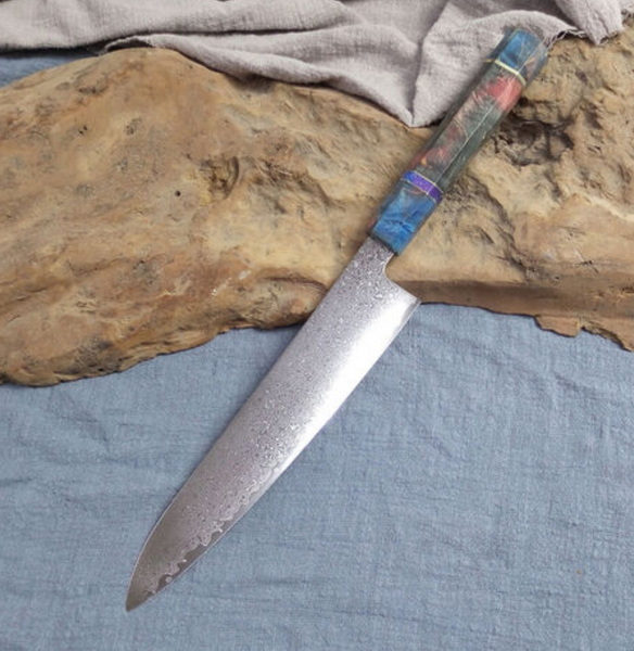 Handmade Damascus Kitchen Knife Set Europe