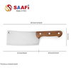 Heavy-Duty Butcher Knives with Merbau Wood Handle (9″–12″)