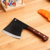 Heavy-Duty Butcher Cleaver with Wooden Handle – 6.8mm Thick Blade for Meat And Bone Cutting