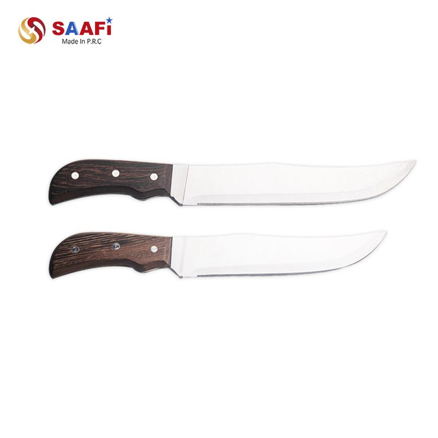 Premium Wooden Handle Fixed Blade Knife – 8