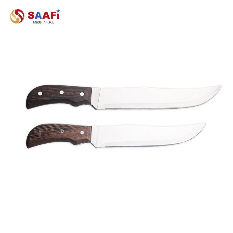 Premium Wooden Handle Fixed Blade Knife – 8
