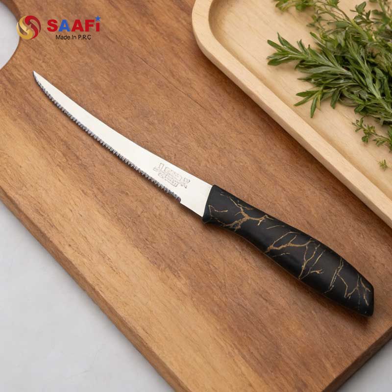 Curved Small Utility Knife with Plastic Handle | Blister Card Packaging