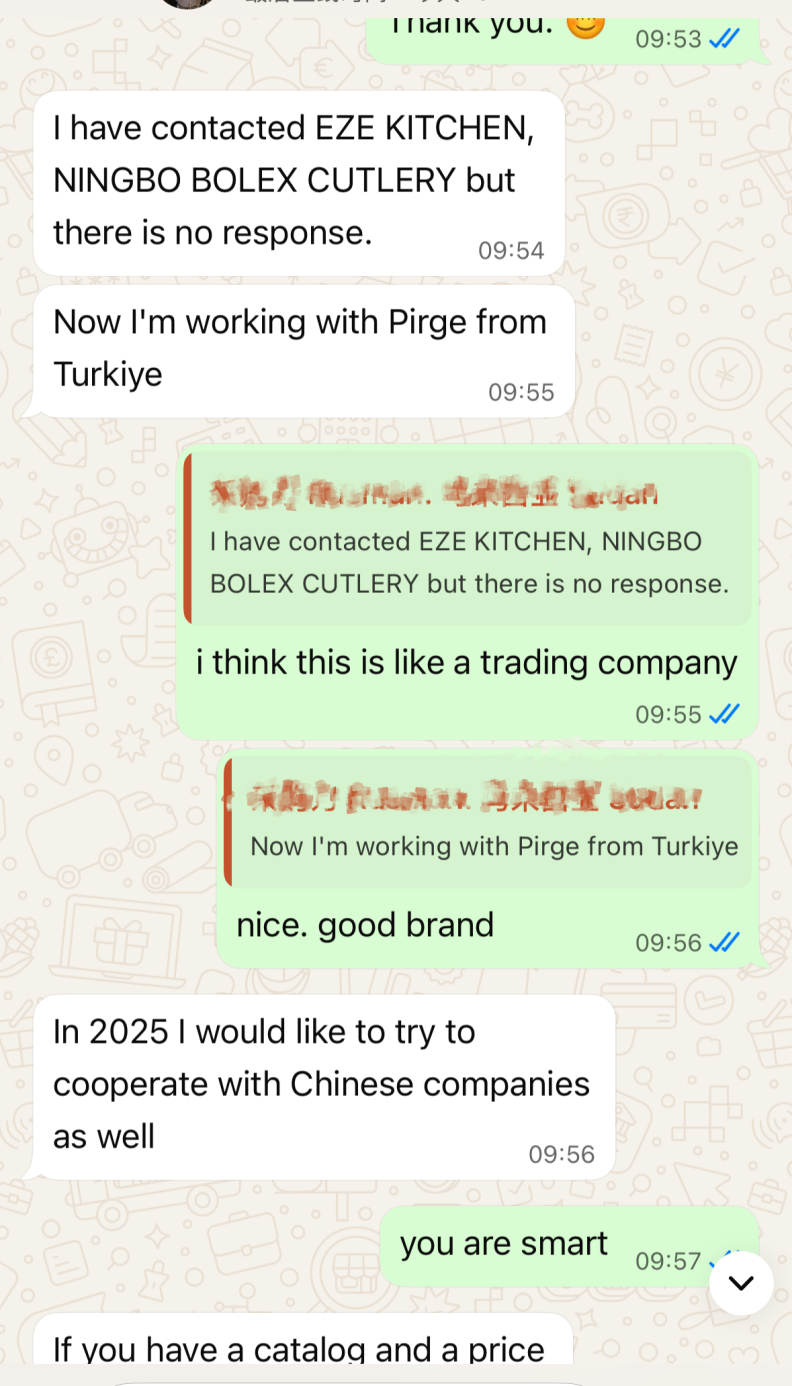 Client contacted us to request a product catalog