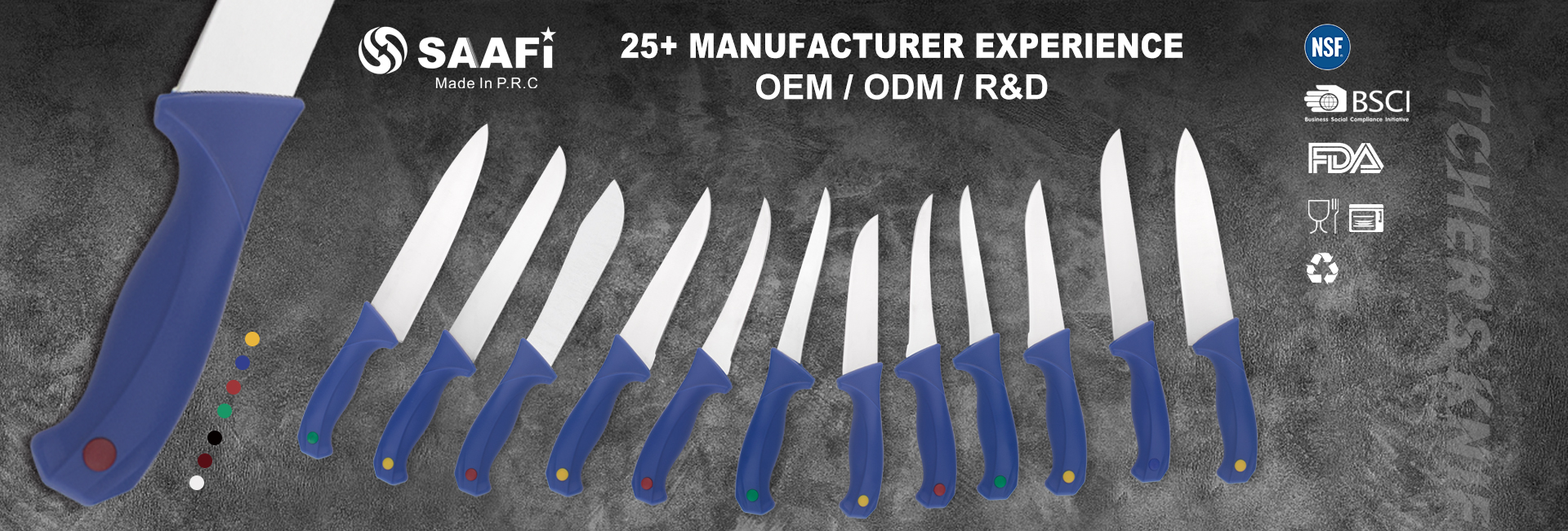 SAAFI Kitchen Knife OEM Manufacturer