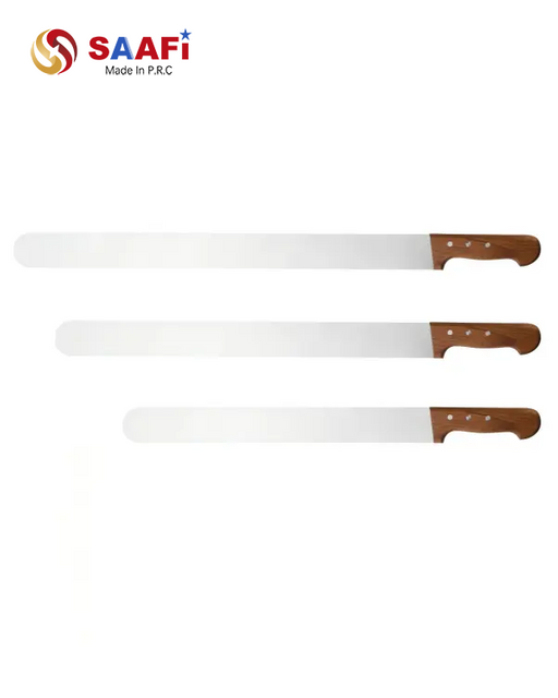 Professional Wood Handle Long Slicing Knife for Meat Cutting And Commercial Kitchen Use 10 SEO Keywords