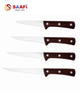 Professional Stainless Steel Chef Knife Series with Wooden Handle for Commercial Kitchen Use