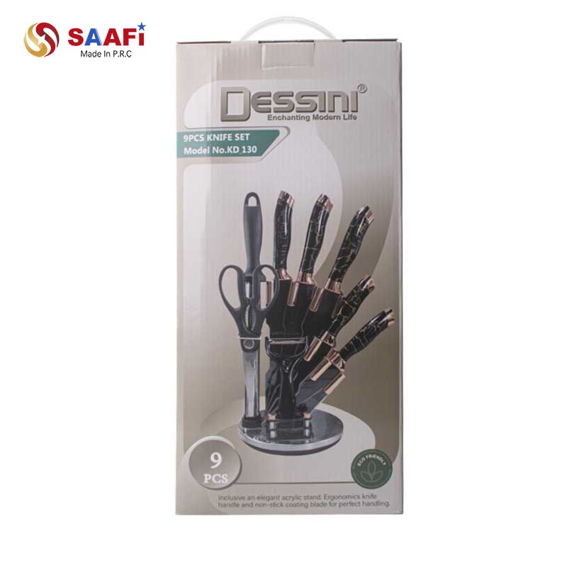 rose gold kitchen knife set