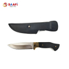 Handmade Fixed Blade Outdoor Knife with Wooden Handle And Leather Sheath for Camping & Hunting