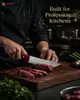 Professional Wood Handle Butcher Knife Series for Commercial Kitchen And Wholesale Supply