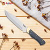 Heavy Duty Fixed Blade Hunting Knife with Wooden Handle for Outdoor Survival