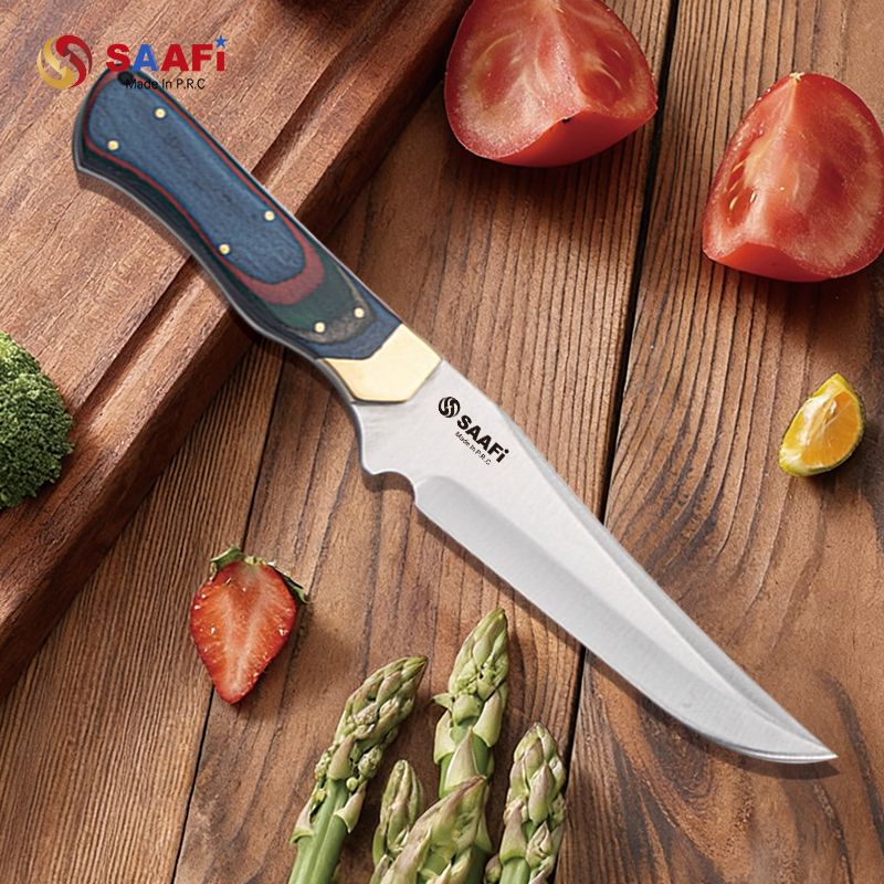 Heavy Duty Full Tang Stainless Steel Outdoor Hunting Knife with G10 Handle