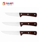 Professional Stainless Steel Chef Knife Series with Wooden Handle for Commercial Kitchen Use