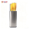 Plastic Handle Kitchen Knife Set with Storage Block – Stainless Steel Chef Knife Set for Home Kitchen