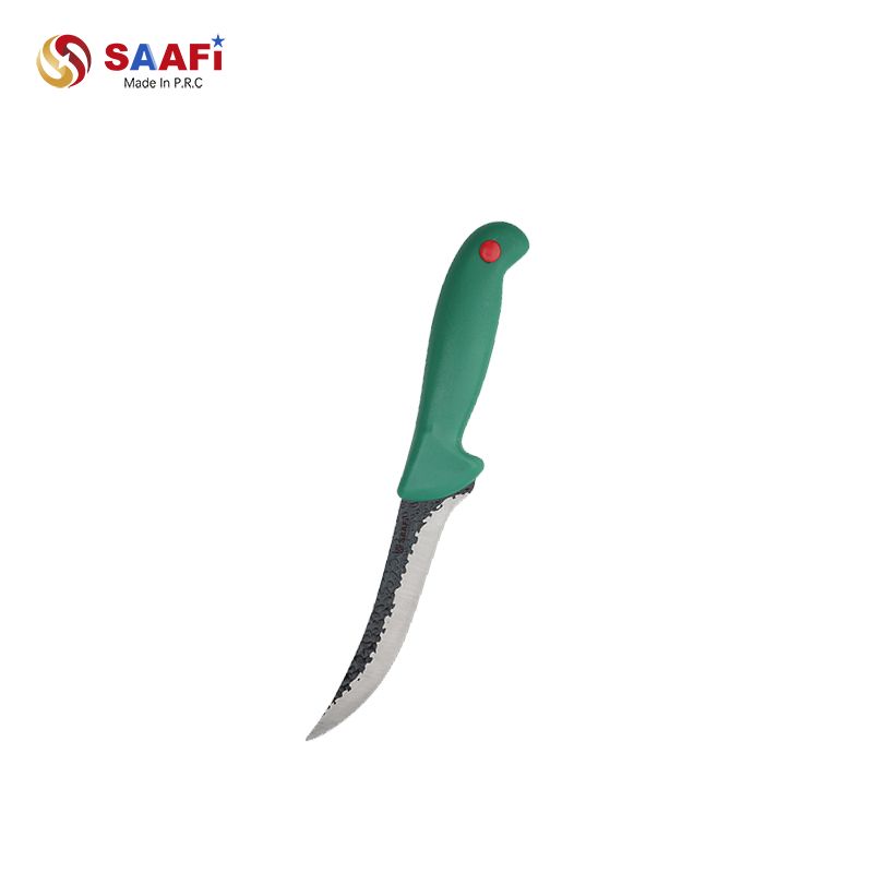 Professional Stainless Steel Boning Knife with Ergonomic Plastic Handle for Meat And Fish Processing