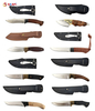 Handmade Fixed Blade Outdoor Knife with Wooden Handle And Leather Sheath for Camping & Hunting