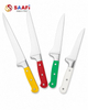 Colorful Handle Stainless Steel Kitchen Knife Set for Commercial and Household Use
