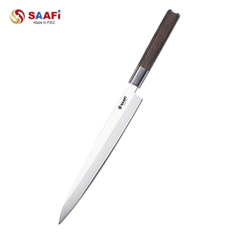 Japanese Sashimi Knife with Wooden Handle – Professional Long Blade Sushi & Fillet Knife Supplier