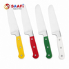 Colorful Handle Stainless Steel Kitchen Knife Set for Commercial and Household Use