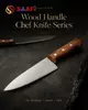 Wood Handle Chef Knife Set for Wholesale And Commercial Kitchen Use