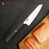 Japanese Santoku Knife with Hammered Blade And Wooden Handle – Multi-Purpose Kitchen Knife Supplier