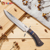 High Carbon Steel Hunting Knife with Wooden Handle Fixed Blade Outdoor Survival Knife