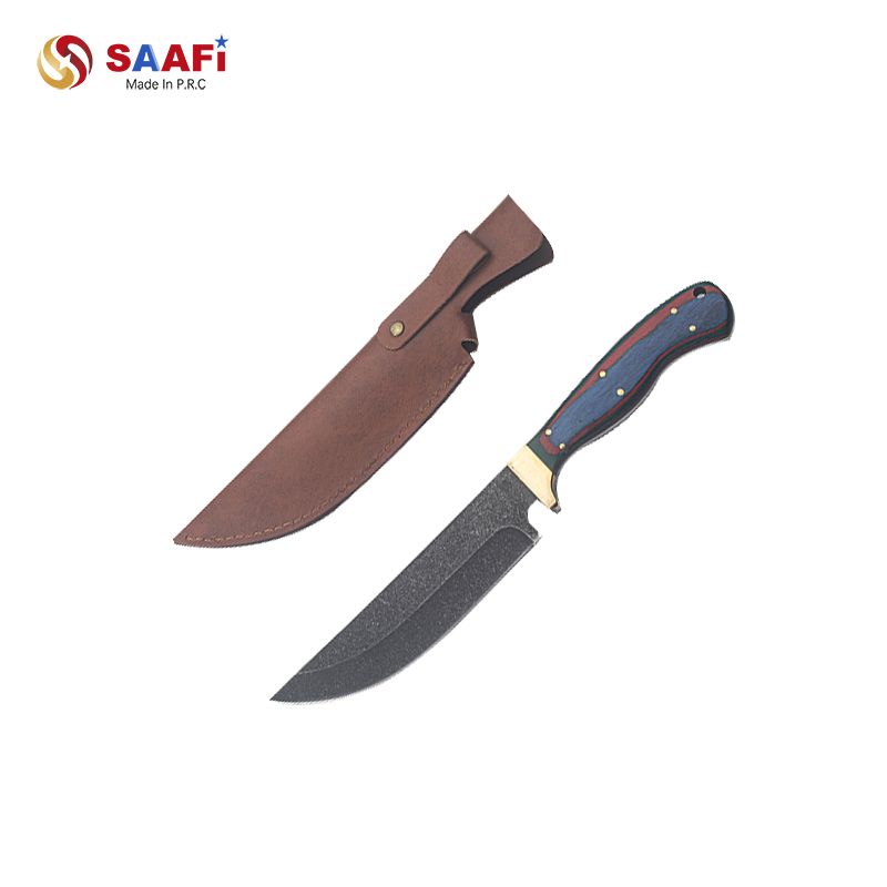 Hand Forged High Carbon Steel Hunting Knife with G10 Handle – Heavy Duty Fixed Blade Outdoor Survival Knife