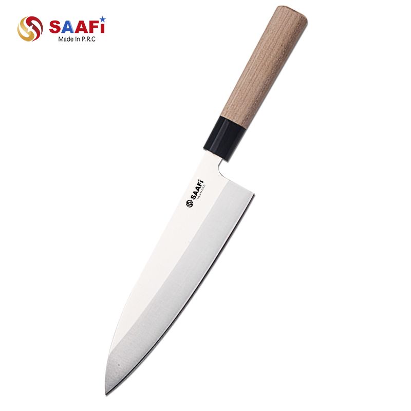 Japanese Style Chef Knife – Multipurpose Santoku Kitchen Knife with Wooden Handle