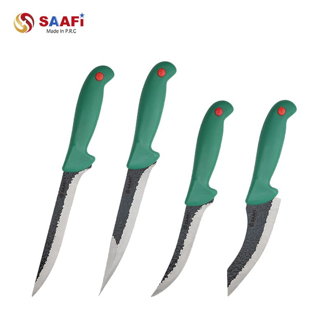 Professional Stainless Steel Boning Knife with Ergonomic Plastic Handle for Meat And Fish Processing