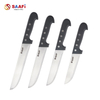Professional Butcher Knife Set with Plastic Handle – Stainless Steel Meat Processing Knives for Kitchen & Slaughterhouse
