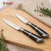 Stainless Steel Kitchen Knife Block Set with Rotating Stand