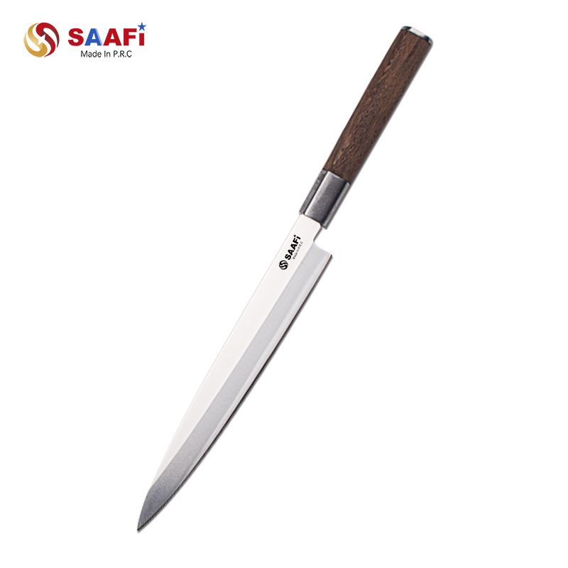 Japanese Style Sashimi Knife with Wooden Handle – Professional Sushi & Fillet Knife