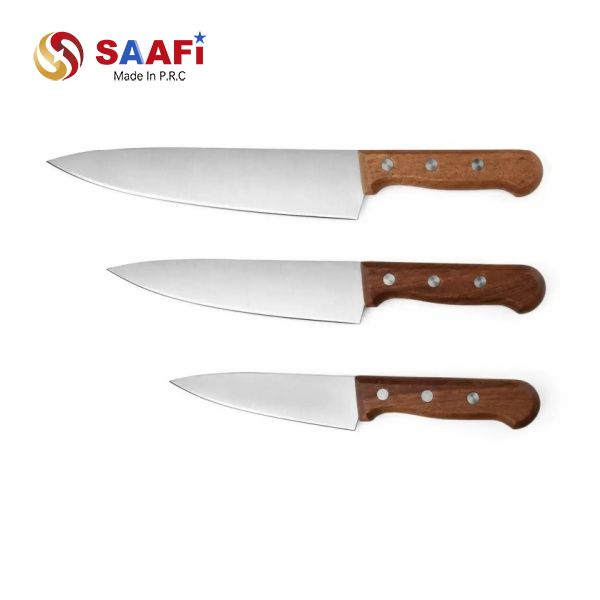 Wooden Handle Chef Knife Stainless Steel Kitchen Knife for Wholesale & OEM